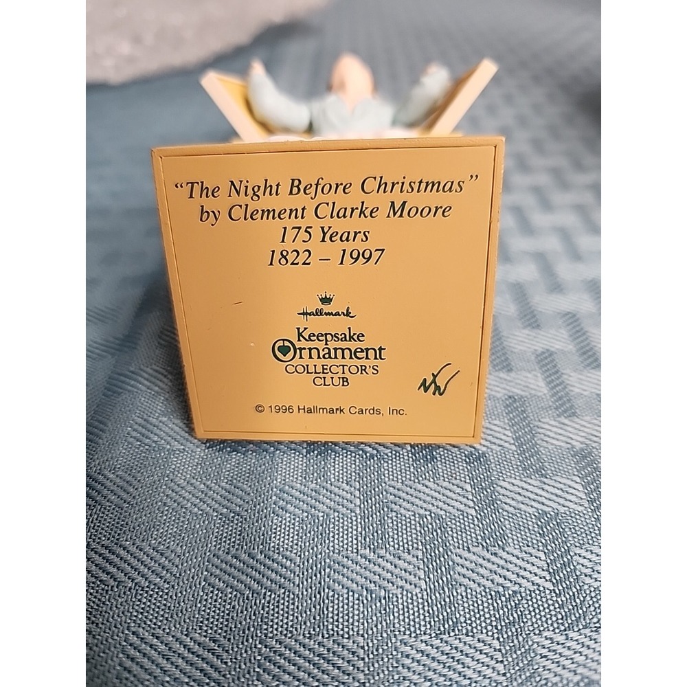 Hallmark Keepsake Ornament 1997 Away to the Window Collector's Club Night Before - Picture 11 of 11
